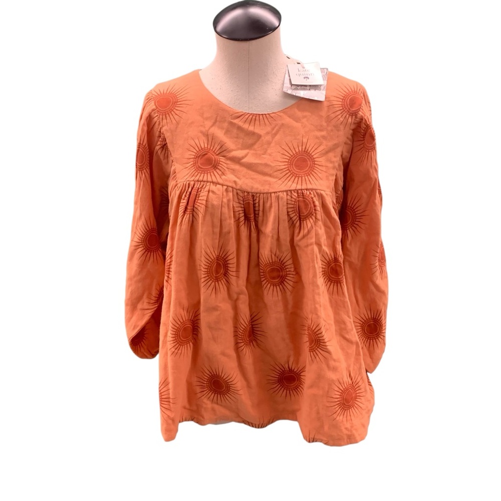 KATE QUINN Sunburst Print Boho Top –‎ Size L